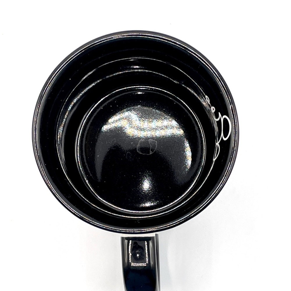 Disney Mickey Mouse Black and White Cursive Mug - Picture 7 of 9